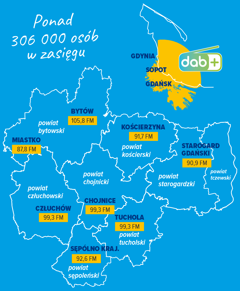 Zasieg radia Weekend FM Zasięg radia Weekend FM
